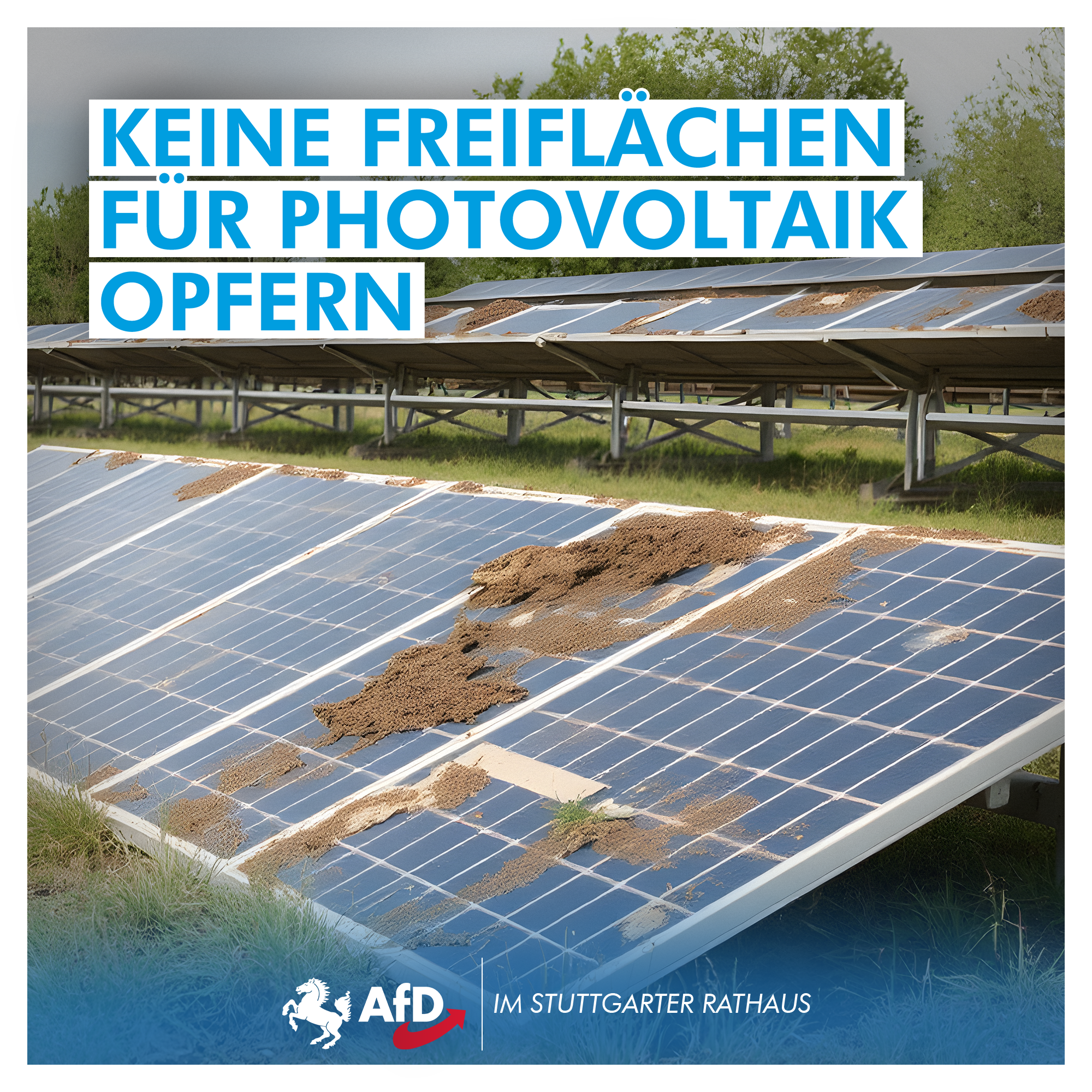 Keine Freiflächen für Photovoltaik opfern