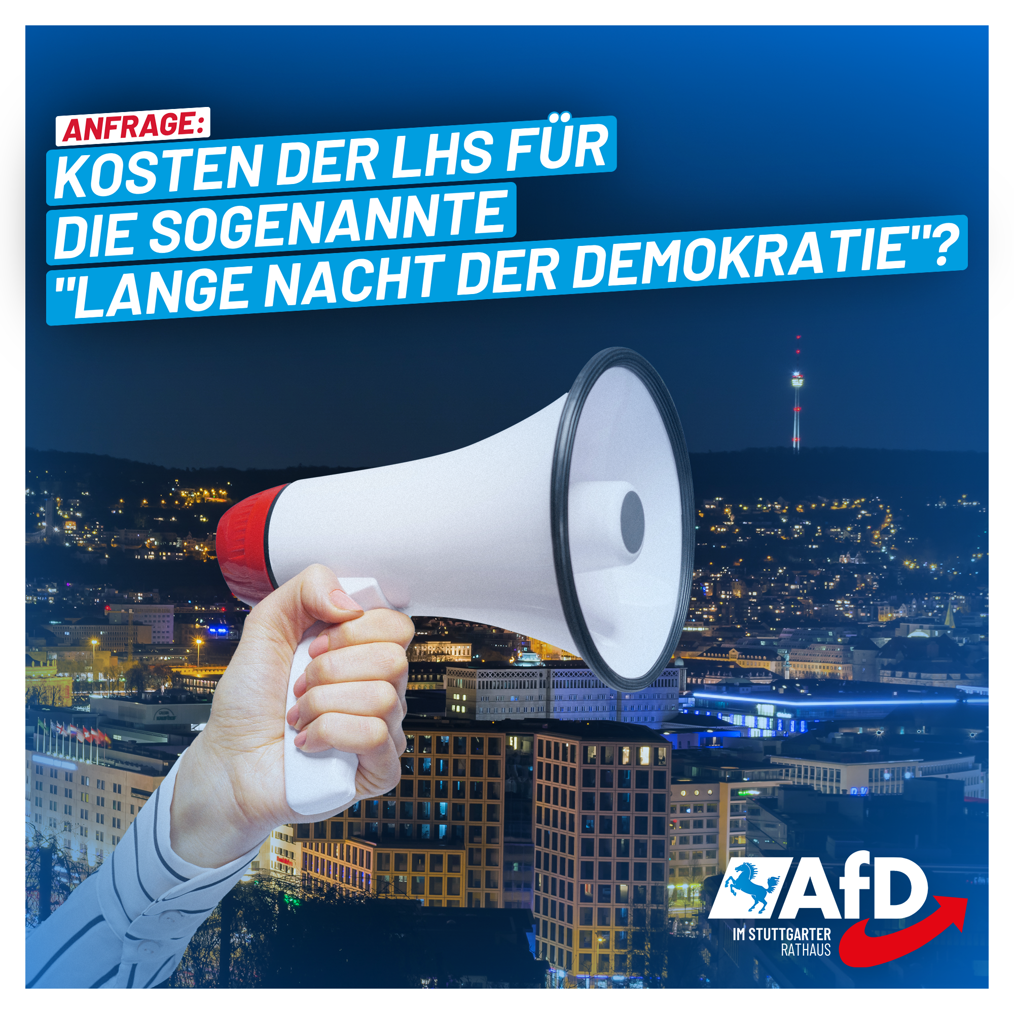 Anfrage: Kosten der LHS für die sogenannte “lange Nacht der Demokratie”?