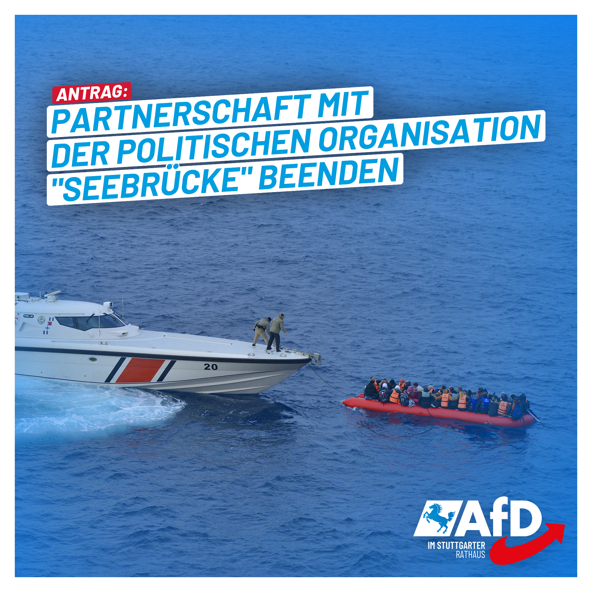 Antrag: Die LHS beendet die “Partnerschaft” mit der politischen Organisation “Seebrücke”