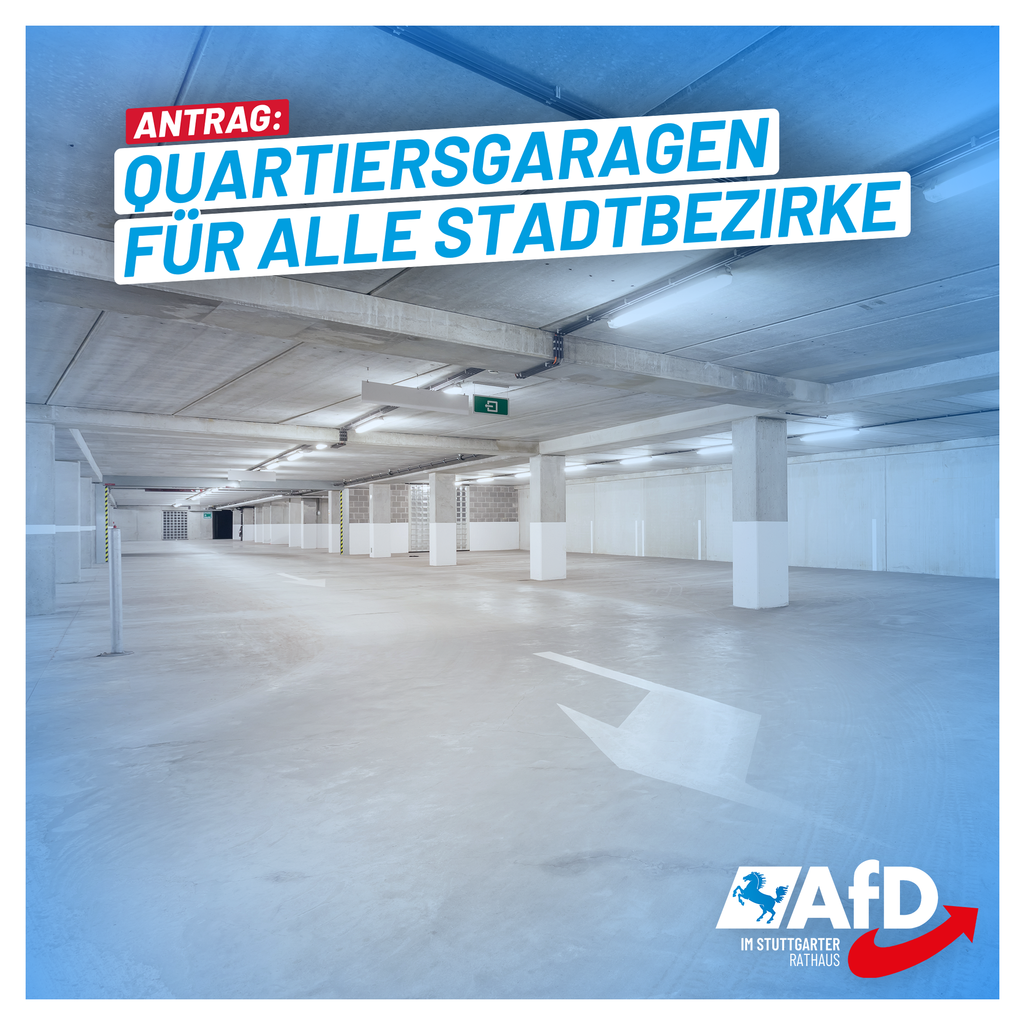 Antrag: Quartiersgaragen für alle Stadtbezirke