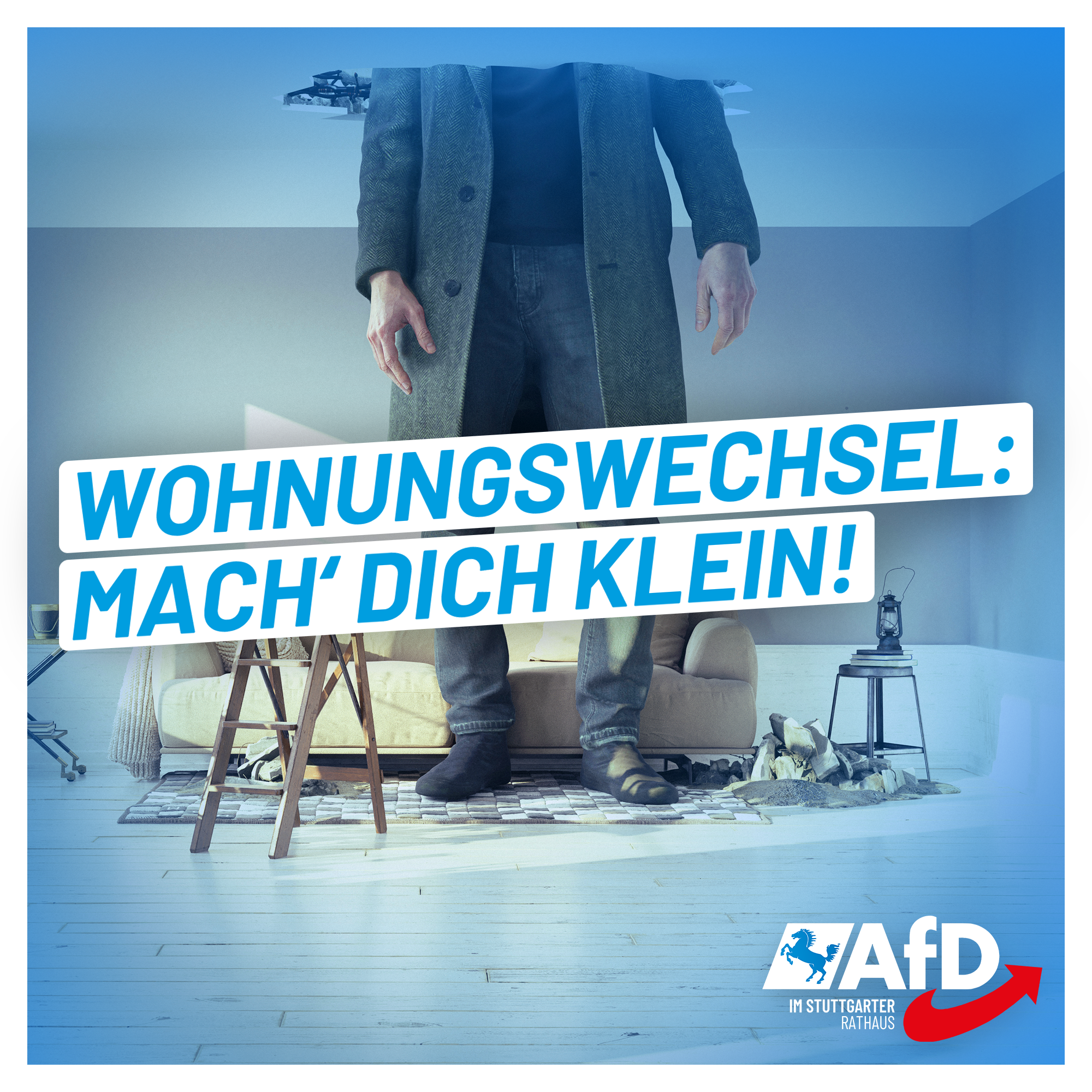 Wohnungswechsel: Mach‘ dich klein!