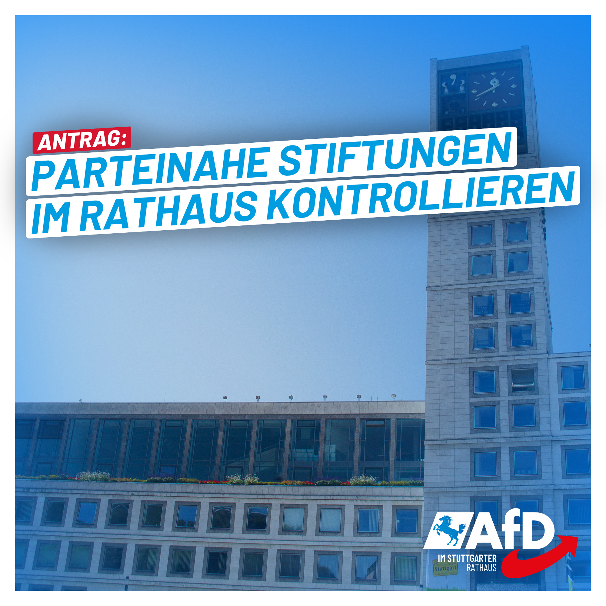Parteinahe Stiftungen im Rathaus kontrollieren