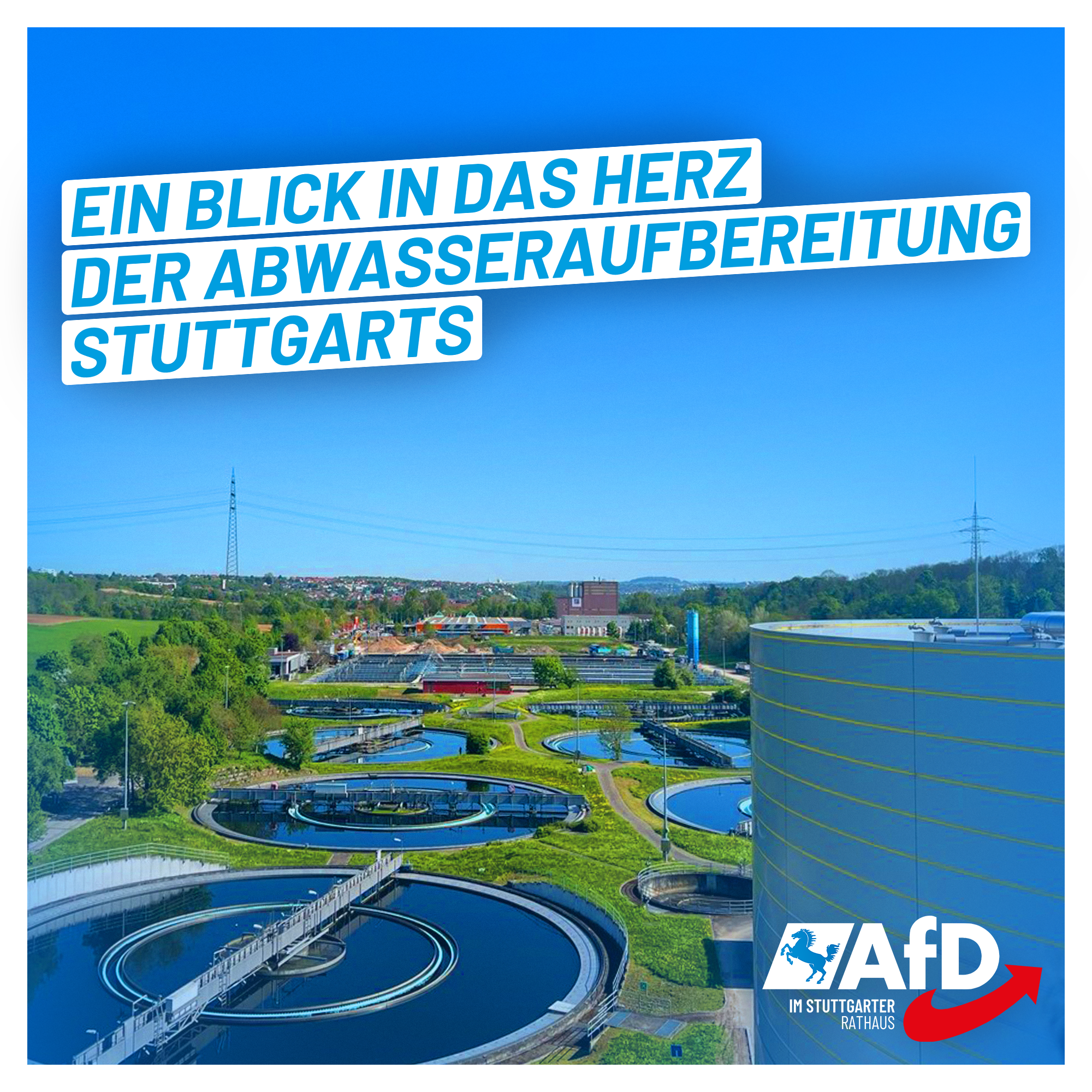 Ein Blick in das Herz der Abwasseraufbereitung Stuttgarts