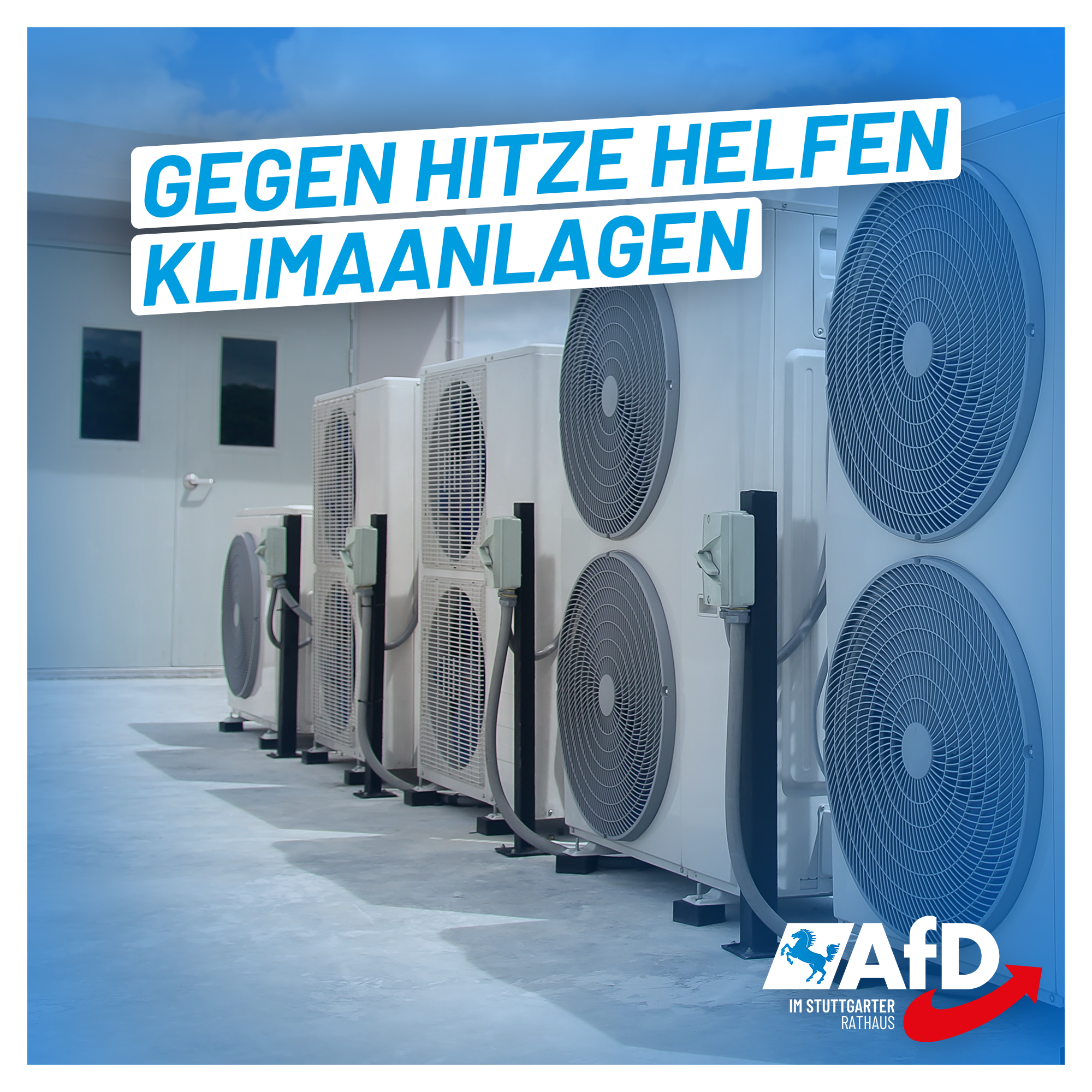 Gegen Hitze helfen Klimaanlagen